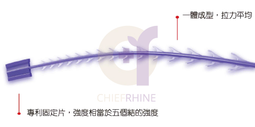 愛惜康思達飛(Stratafix),又稱藍鑽魚骨線
