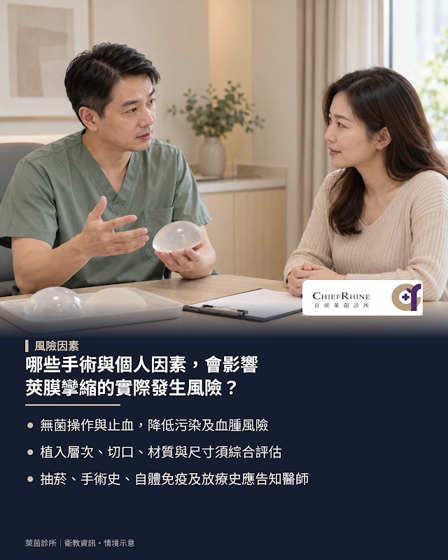 哪些手術與個人因素,會影響莢膜攣縮的實際發生風險?