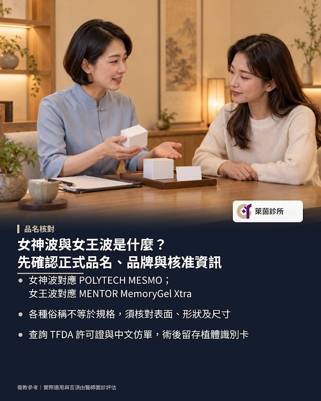 女神波與女王波是什麼?先確認正式品名、品牌與核准資訊