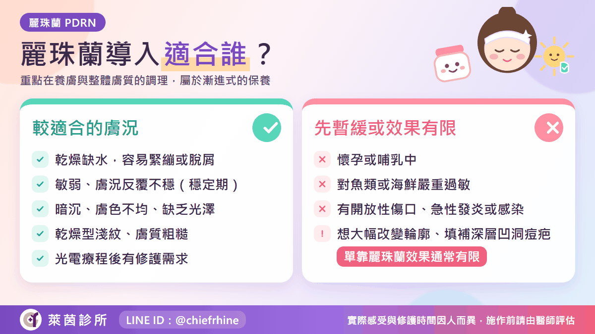 麗珠蘭導入適合與不適合的對象