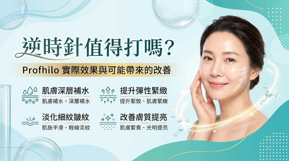 逆時針值得打嗎？Profhilo 實際效果與可能帶來的改善