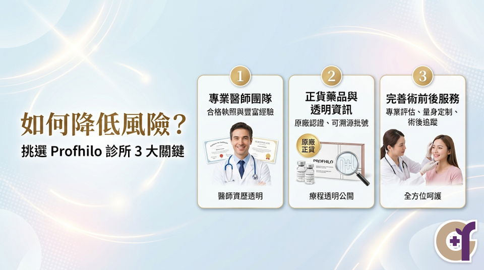 如何降低風險？挑選 Profhilo 診所 3 大關鍵