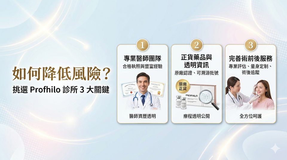 如何降低風險？挑選 Profhilo 診所 3 大關鍵