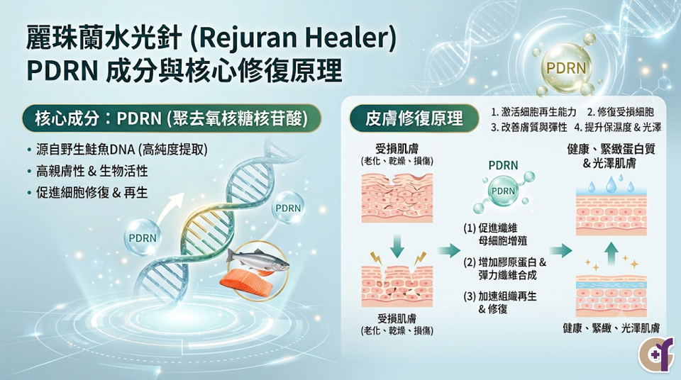水光針麗珠蘭是什麼？PDRN 成分與修護原理