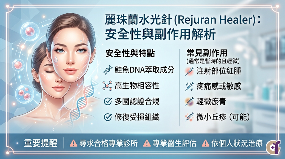 水光針麗珠蘭有哪些副作用？安全嗎？